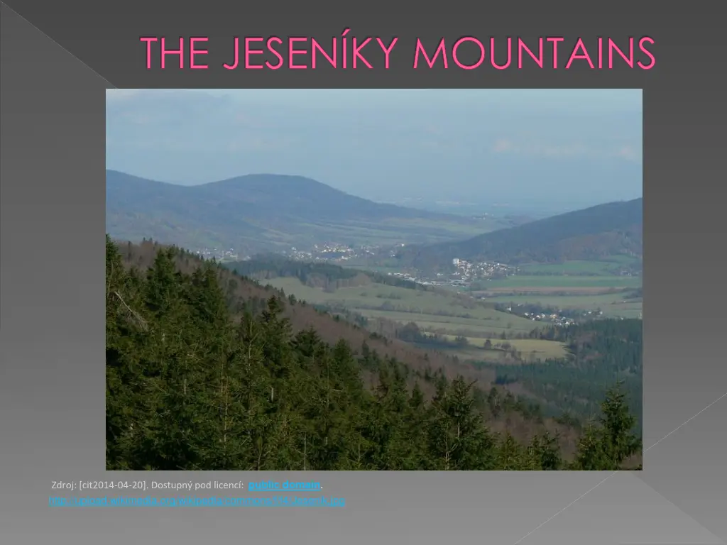the jesen ky mountains