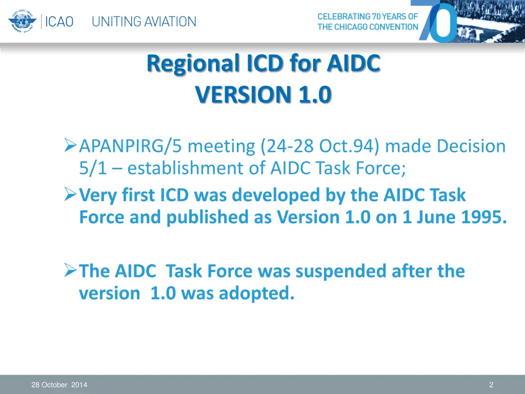 regional icd for aidc version 1 0
