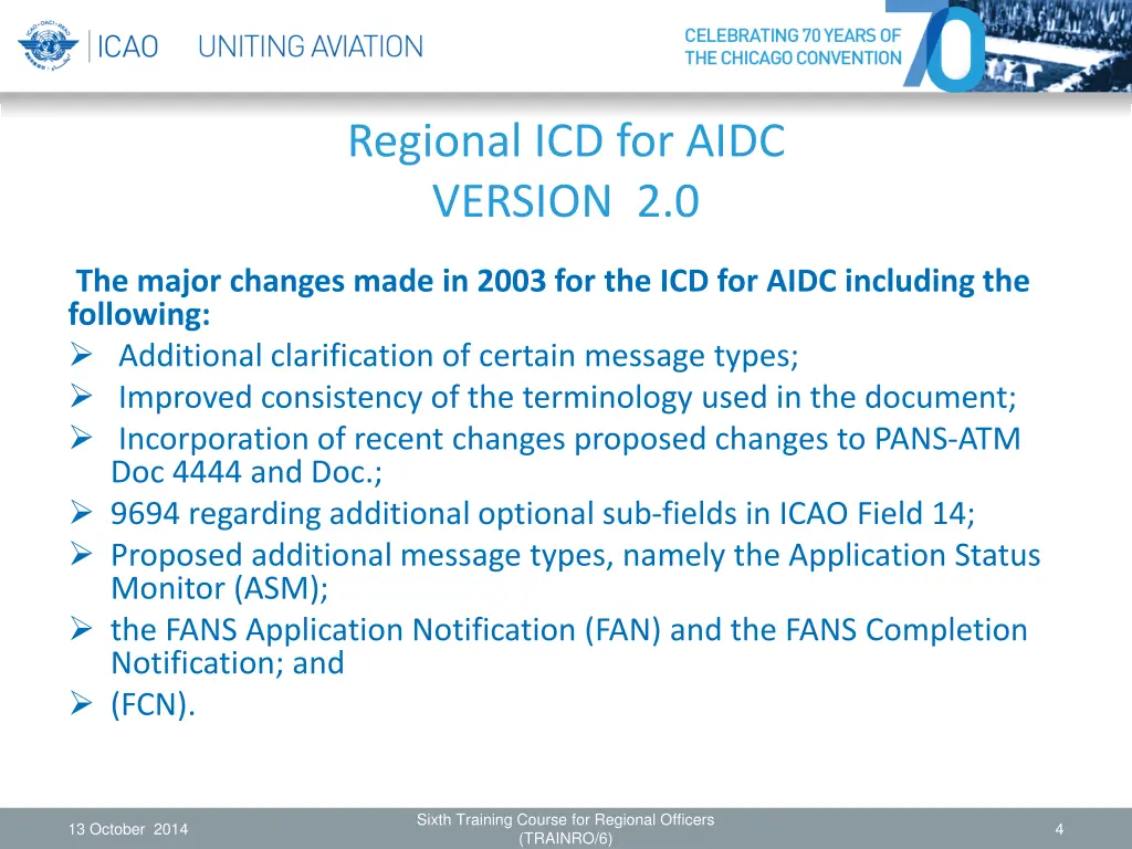regional icd for aidc version 2 0 1