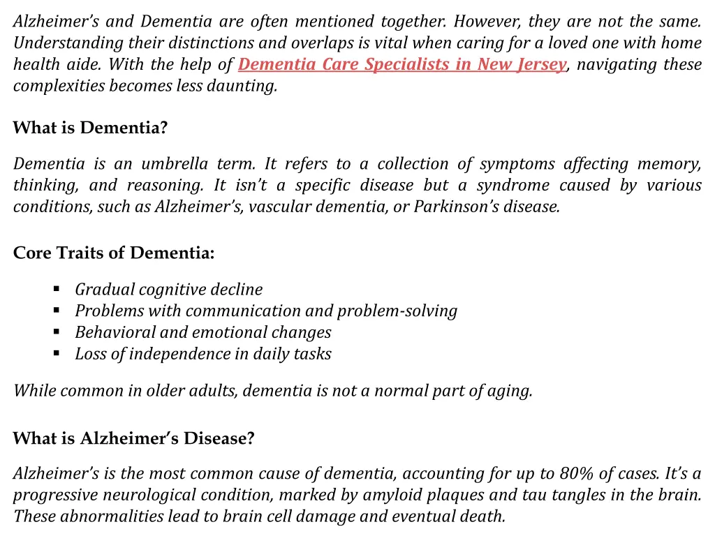 alzheimer s and dementia are often mentioned