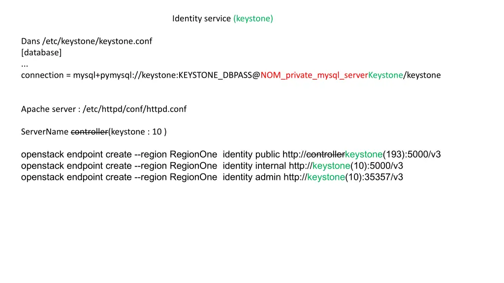 identity service keystone