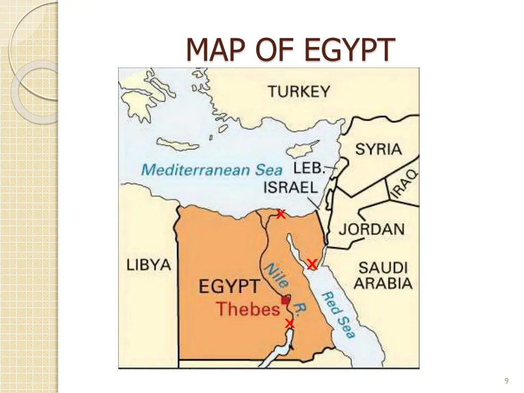 map of egypt