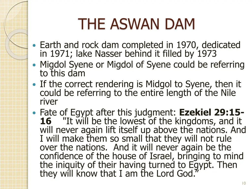 the aswan dam