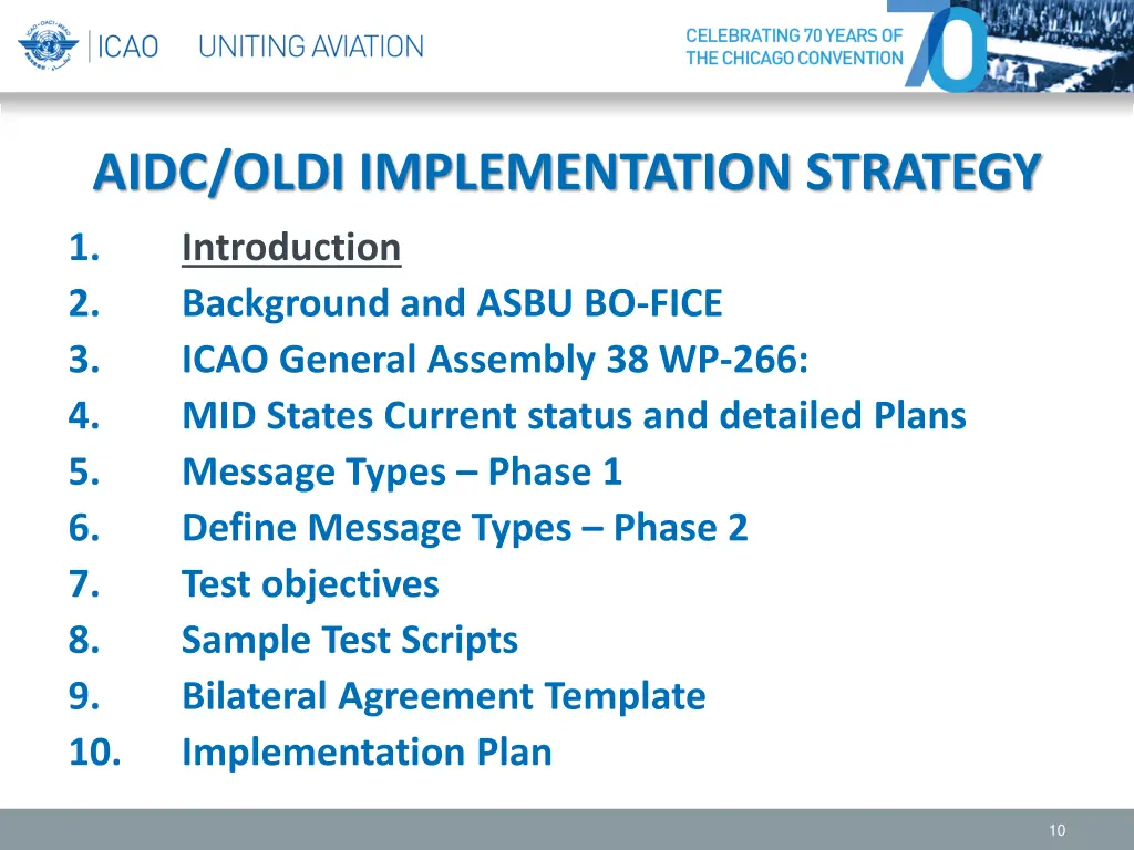 aidc oldi implementation strategy