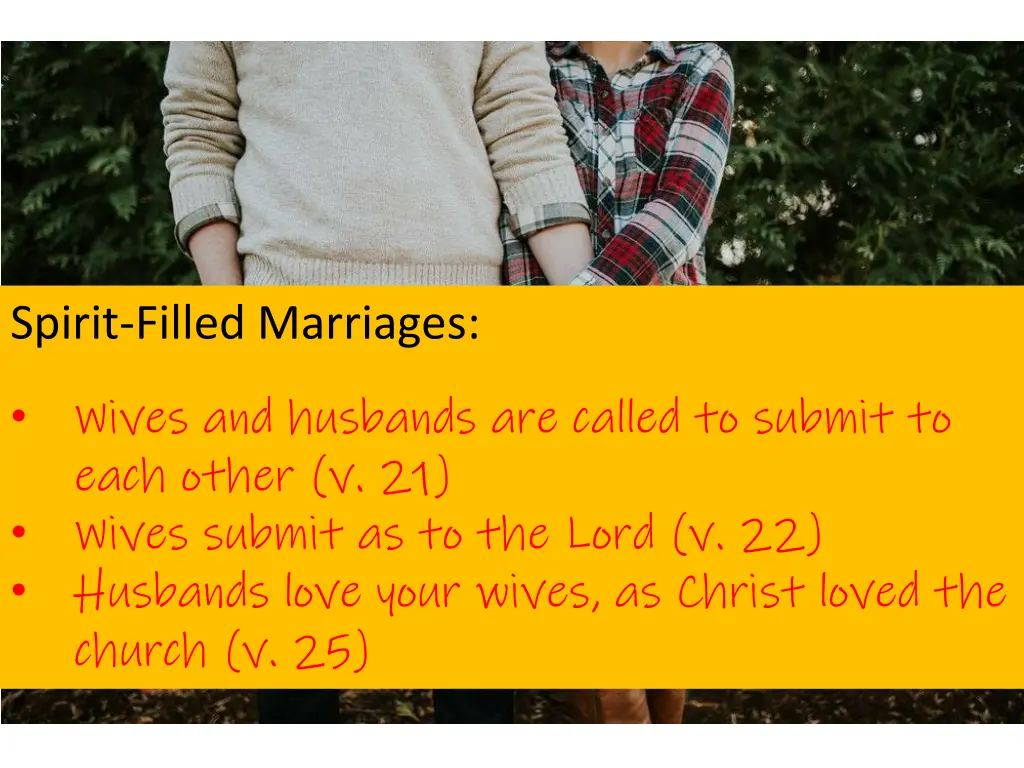 spirit filled marriages