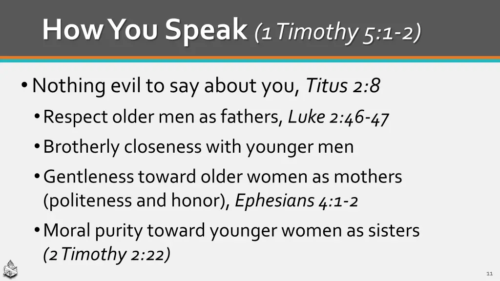 how you speak 1 timothy 5 1 2
