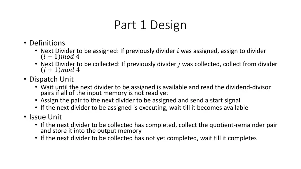 part 1 design 1