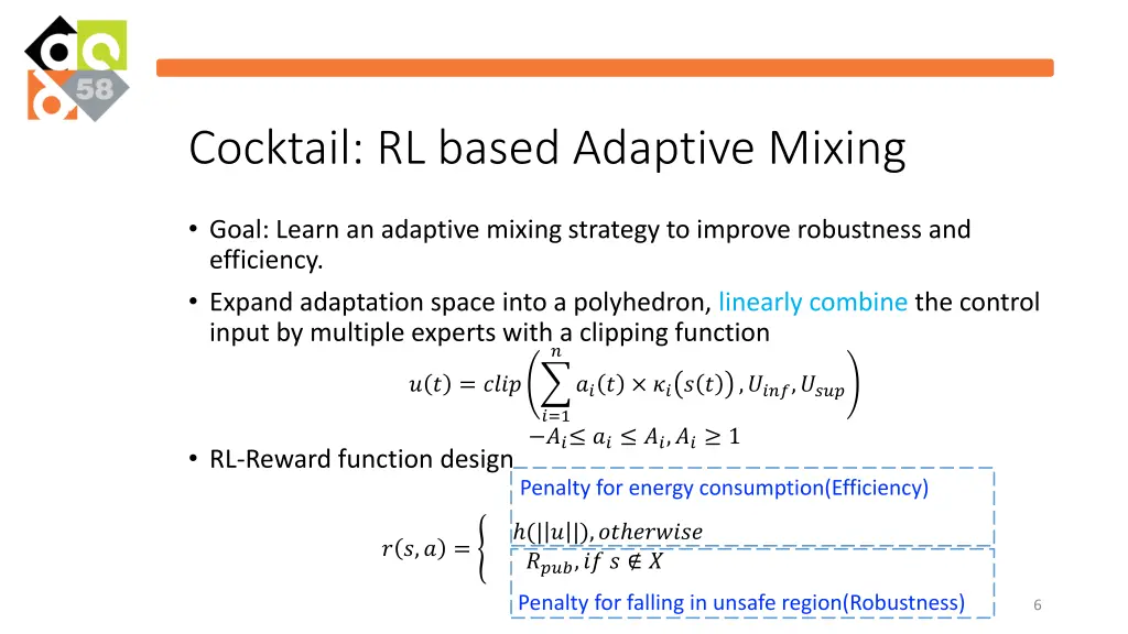 cocktail rl based adaptive mixing