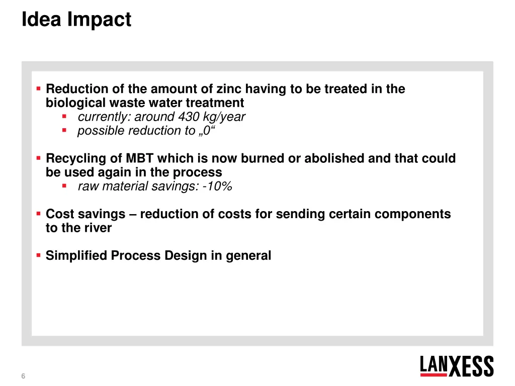 idea impact