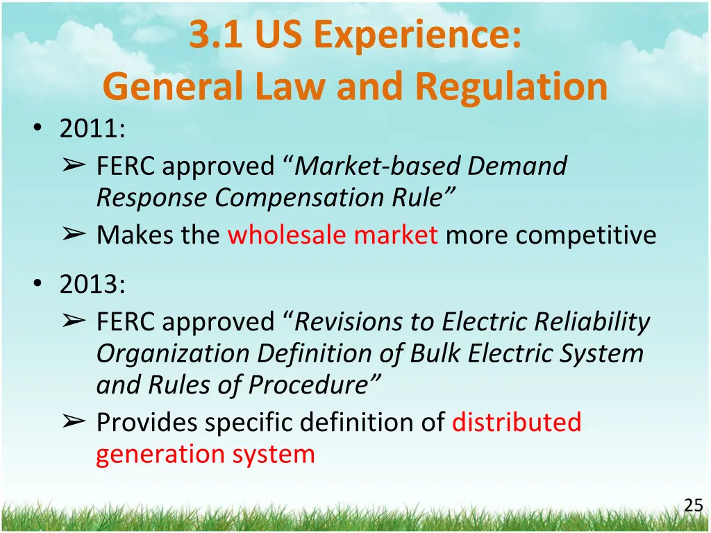 3 1 us experience general law and regulation 2011