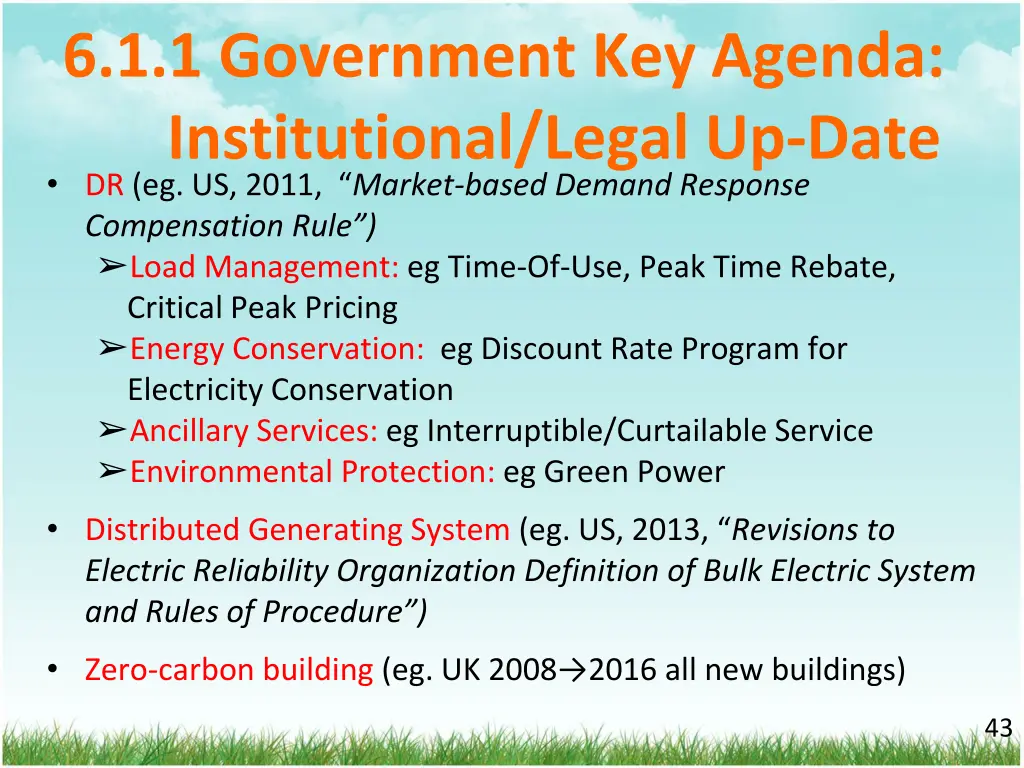 6 1 1 government key agenda institutional legal