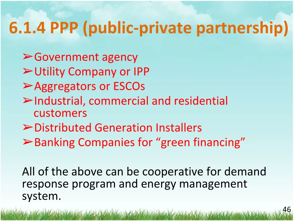 6 1 4 ppp public private partnership