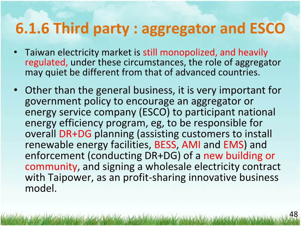 6 1 6 third party aggregator and esco