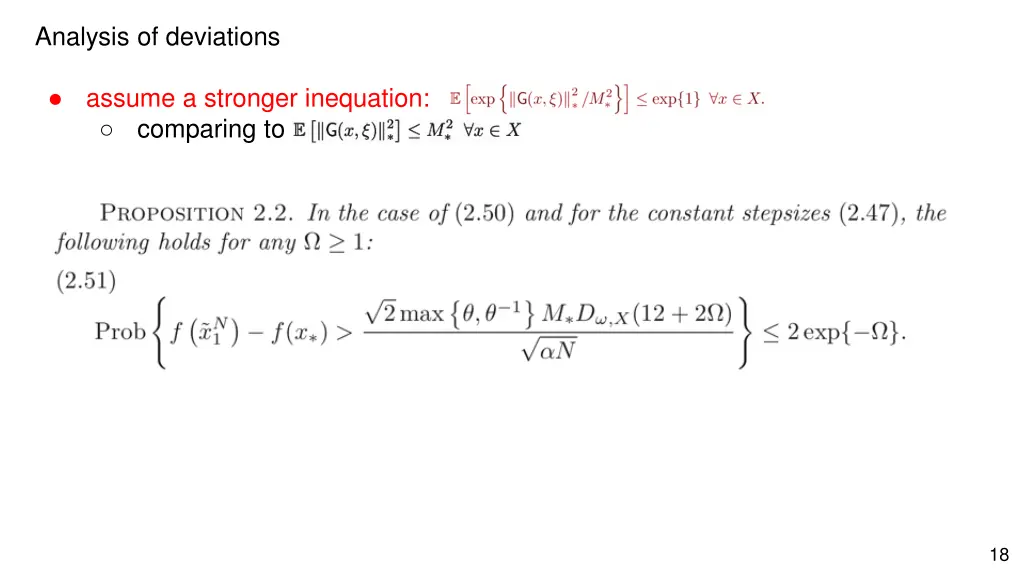 analysis of deviations