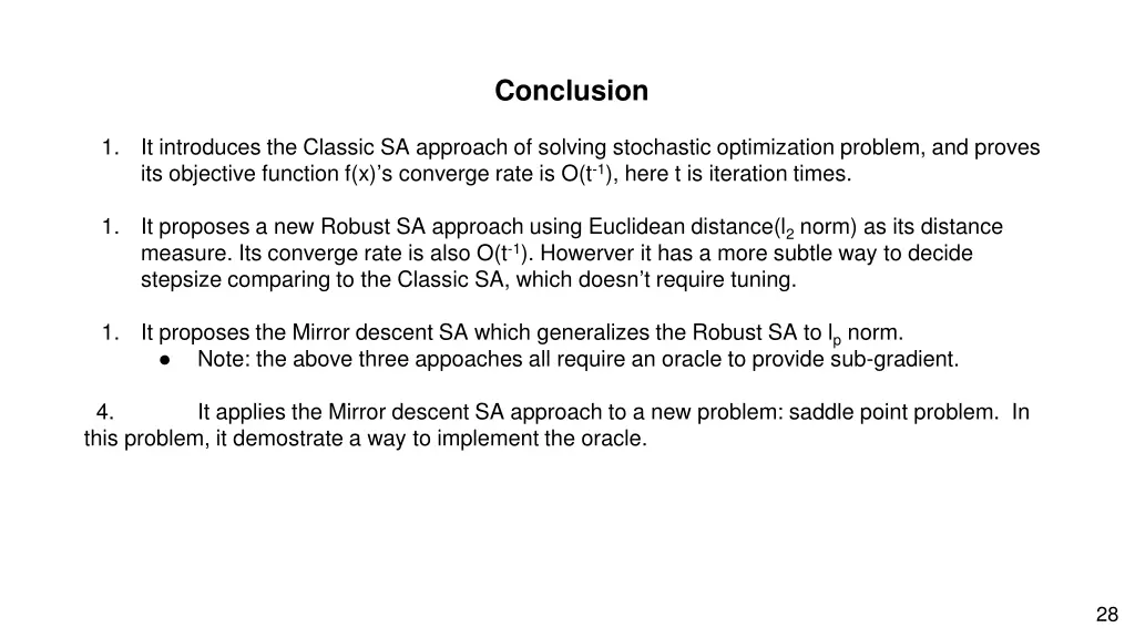 conclusion