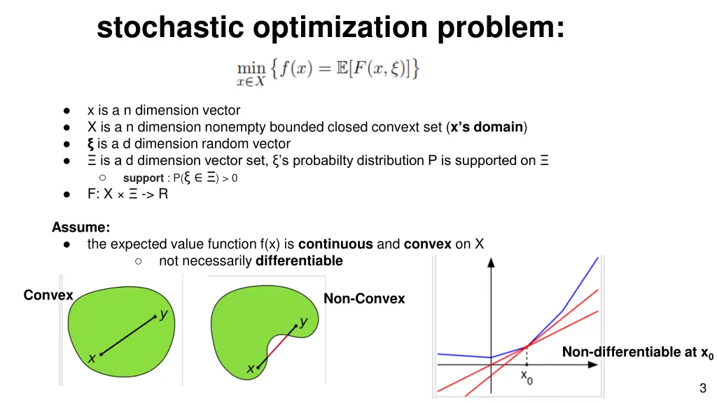 stochastic optimization problem