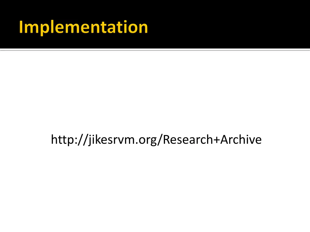 http jikesrvm org research archive