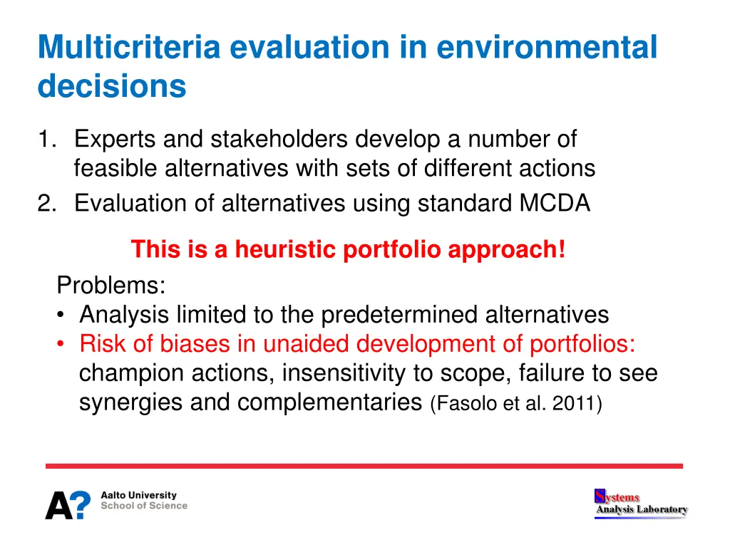 multicriteria evaluation in environmental