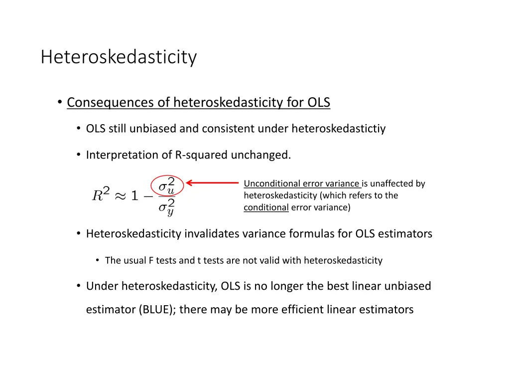 heteroskedasticity 1
