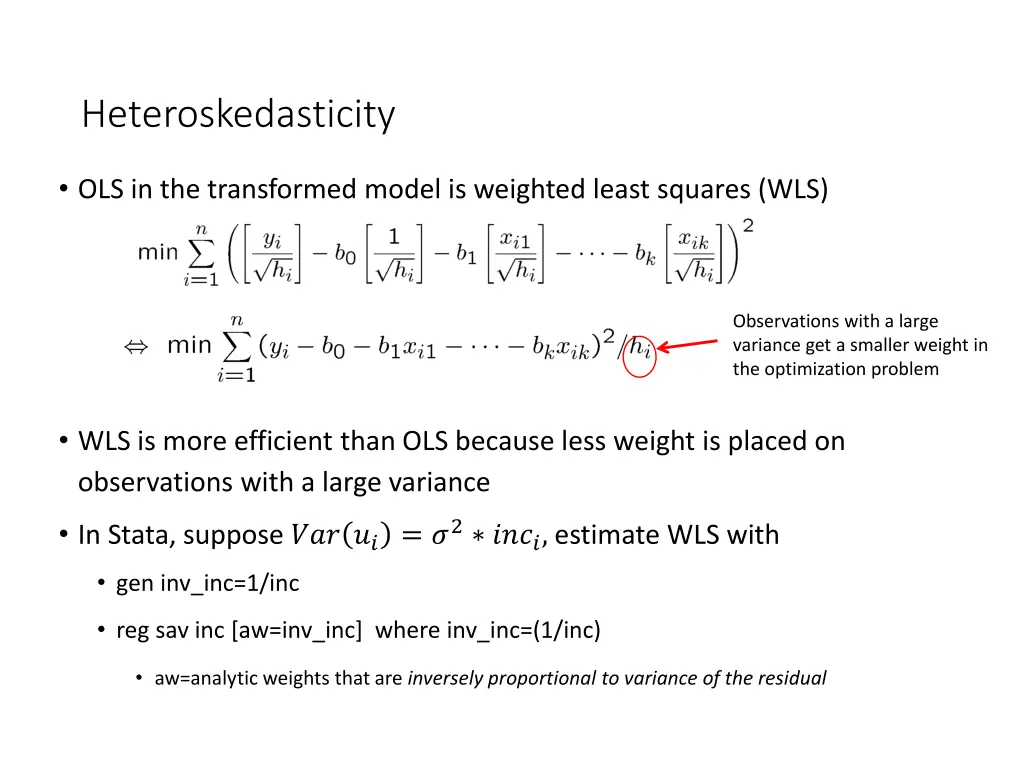 heteroskedasticity 11