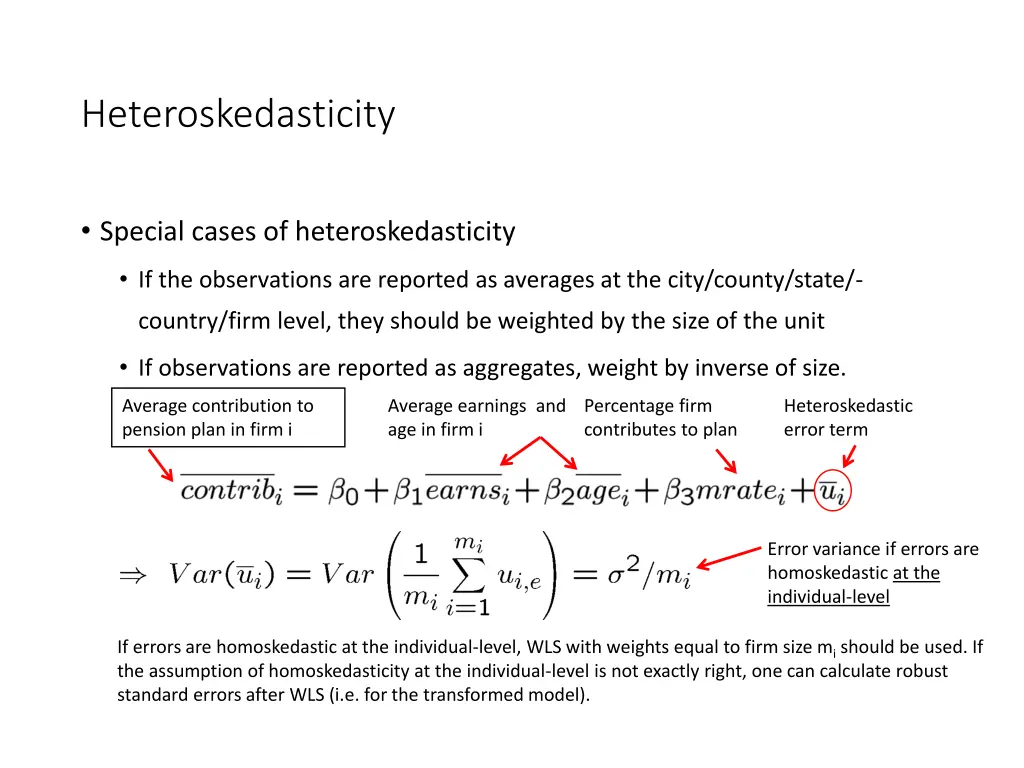 heteroskedasticity 13