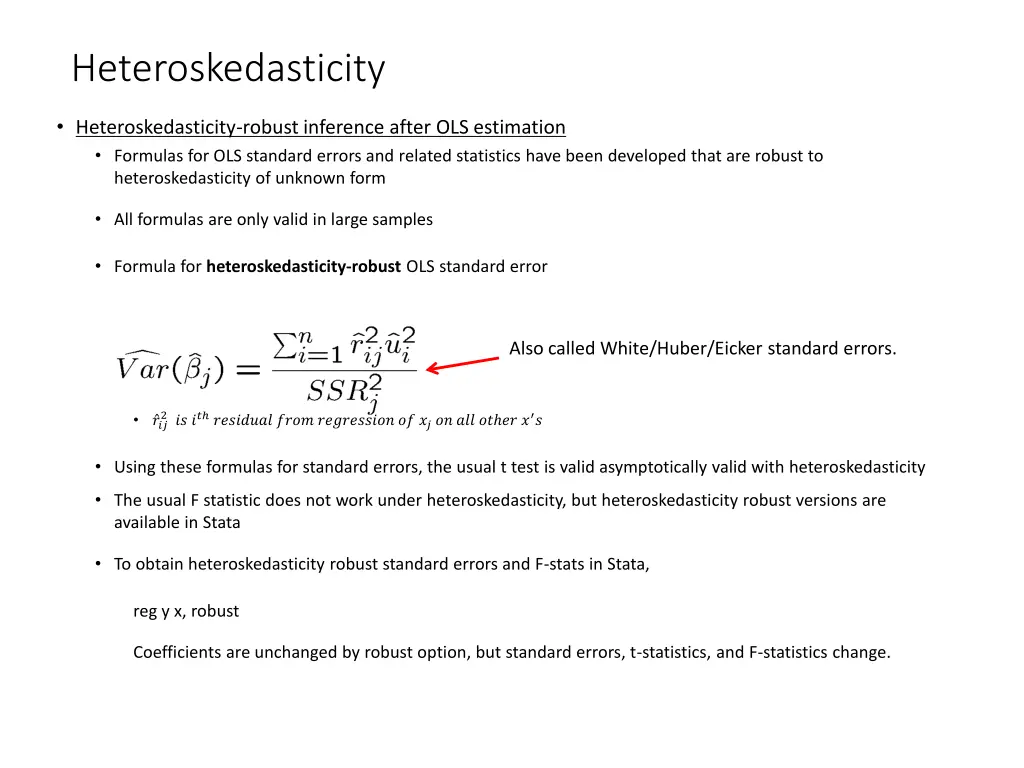 heteroskedasticity 2