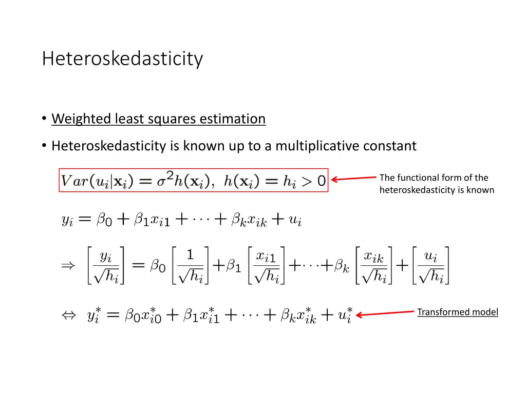 heteroskedasticity 9
