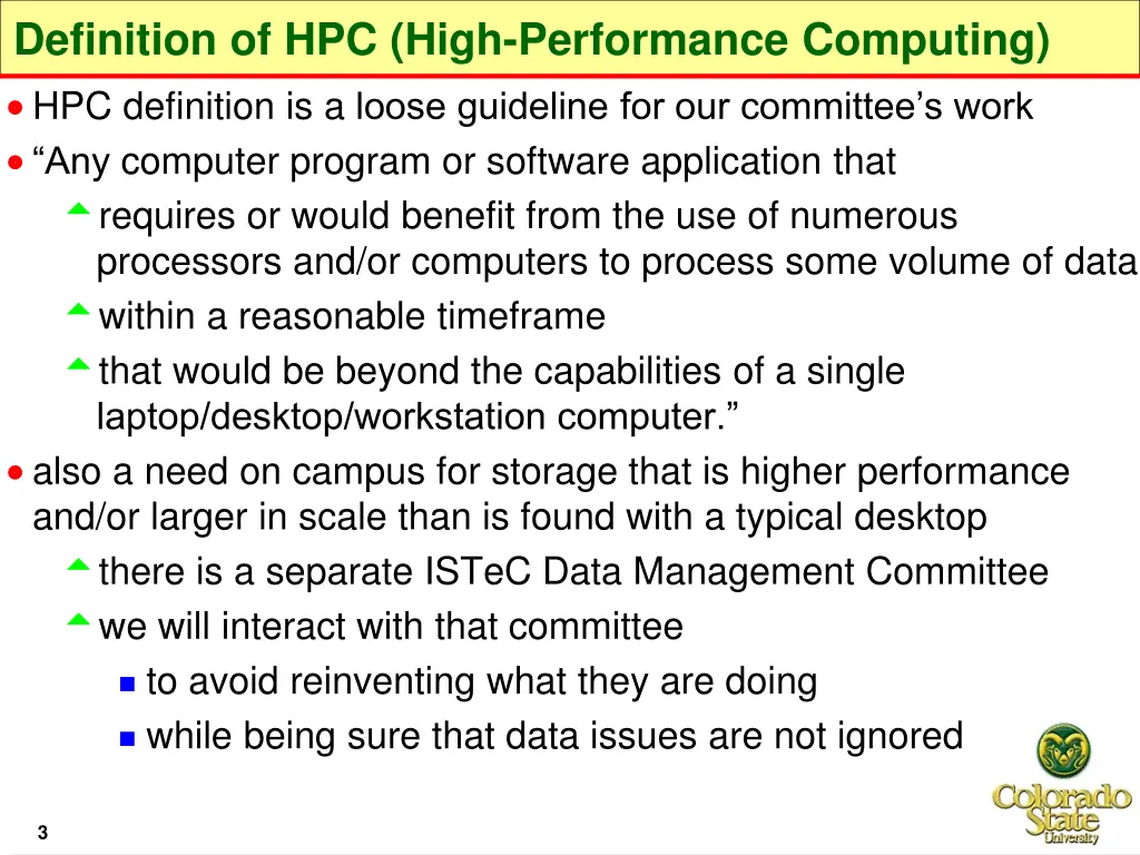 definition of hpc high performance computing