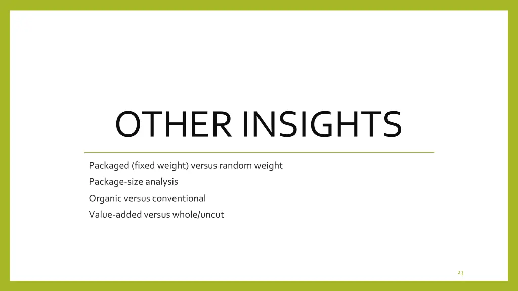 other insights