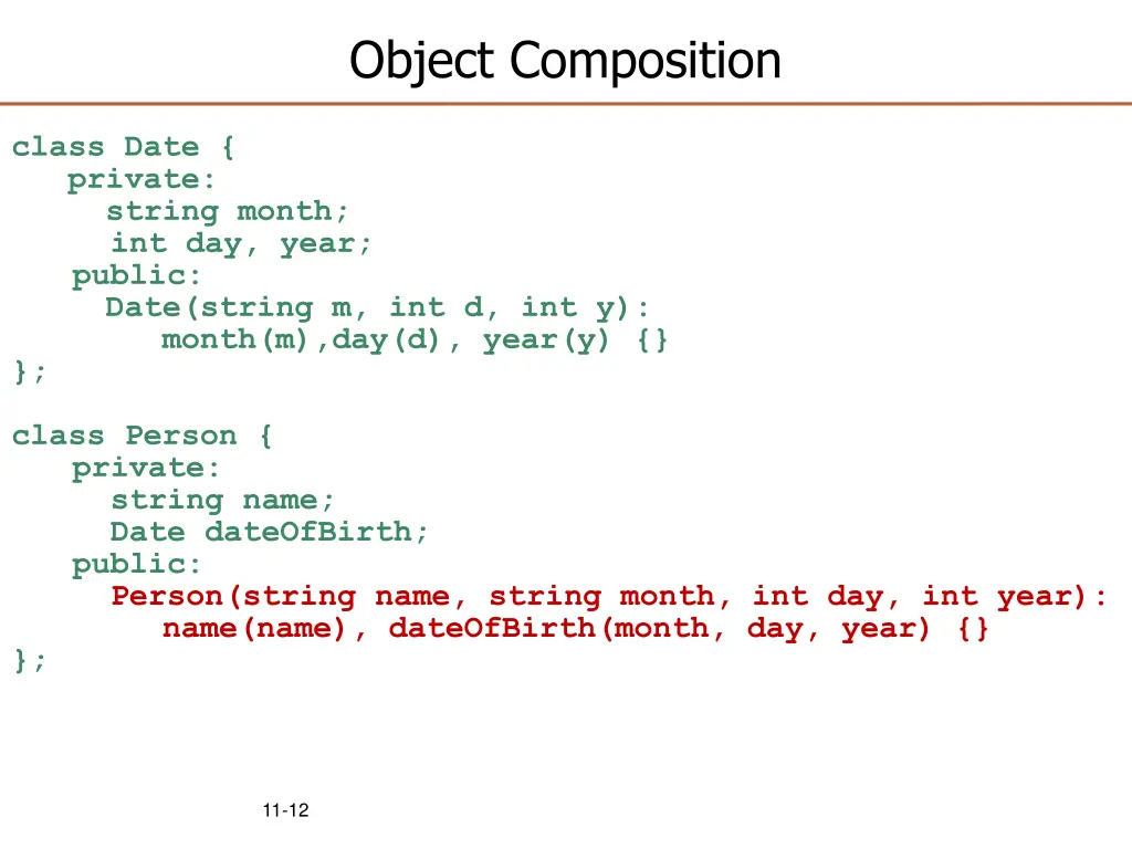 object composition 2