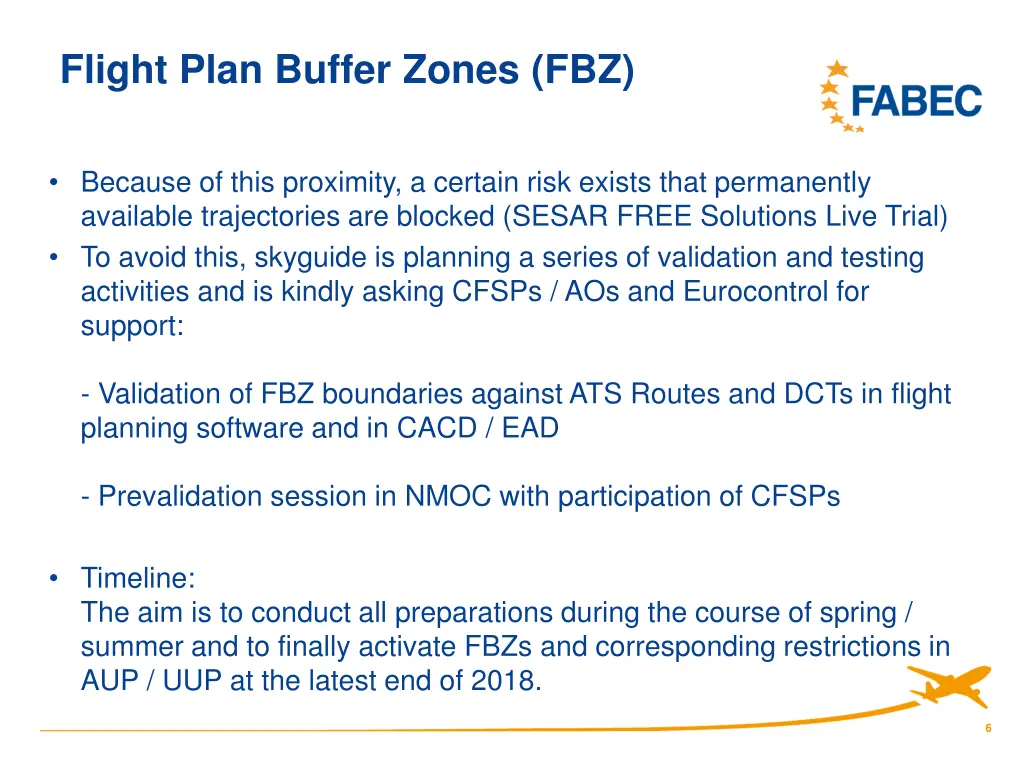 flight plan buffer zones fbz 2