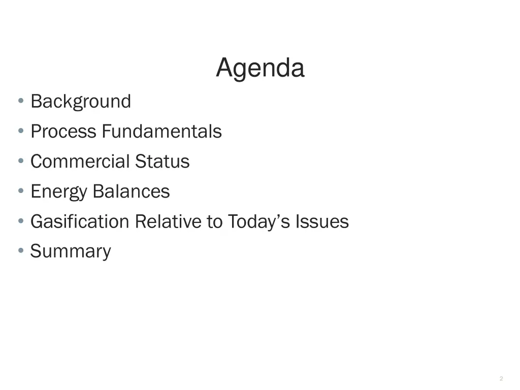 agenda