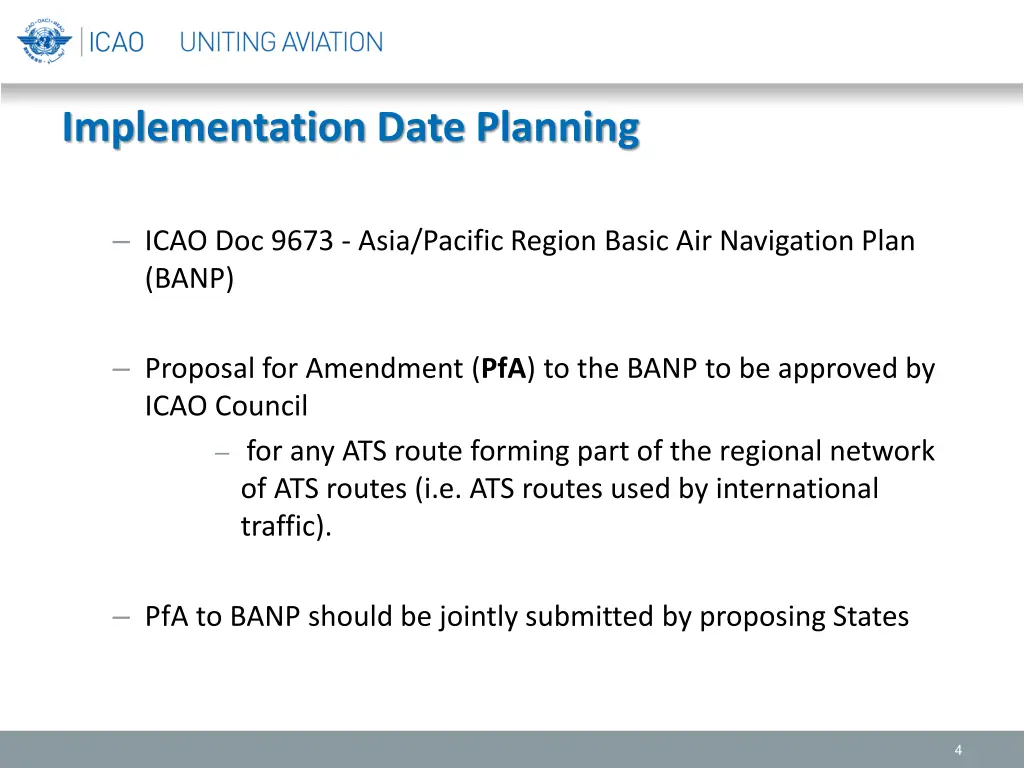 implementation date planning