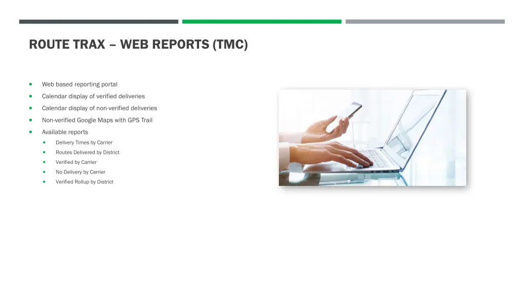 route trax web reports tmc