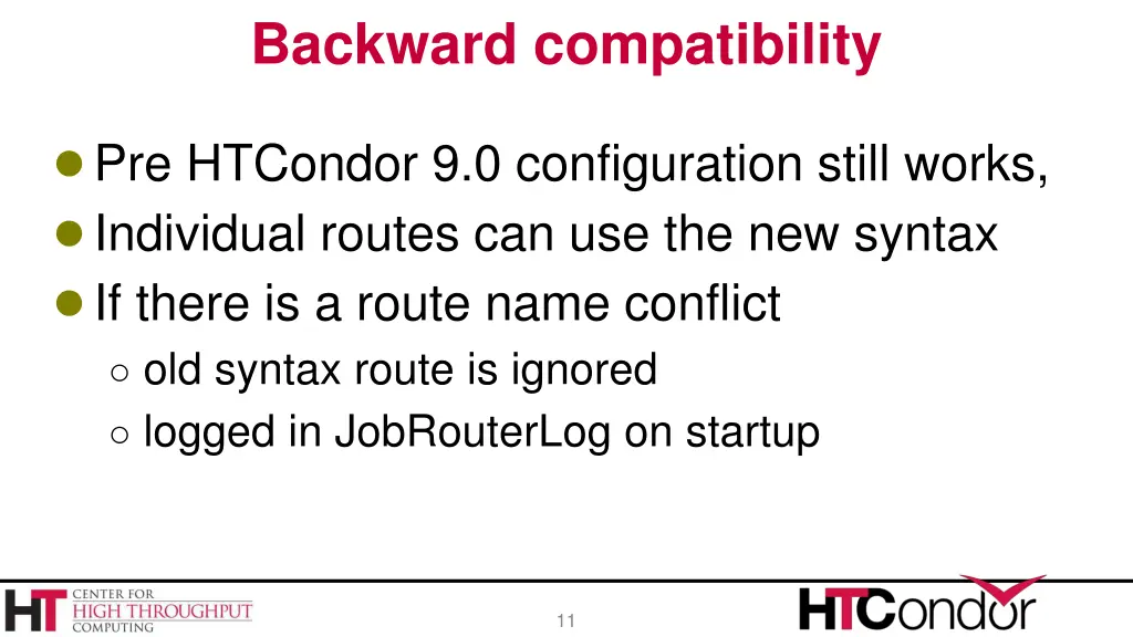 backward compatibility