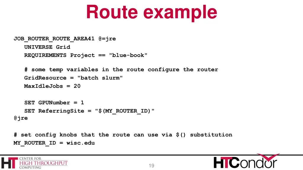 route example