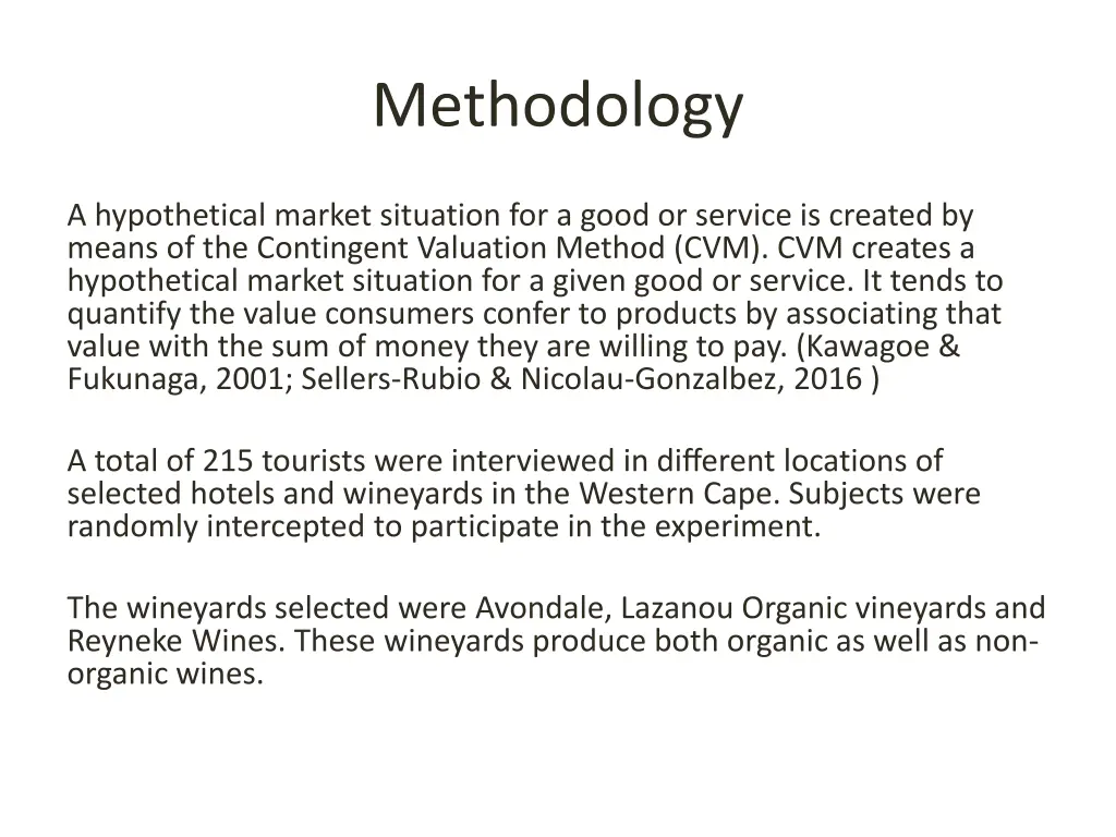methodology
