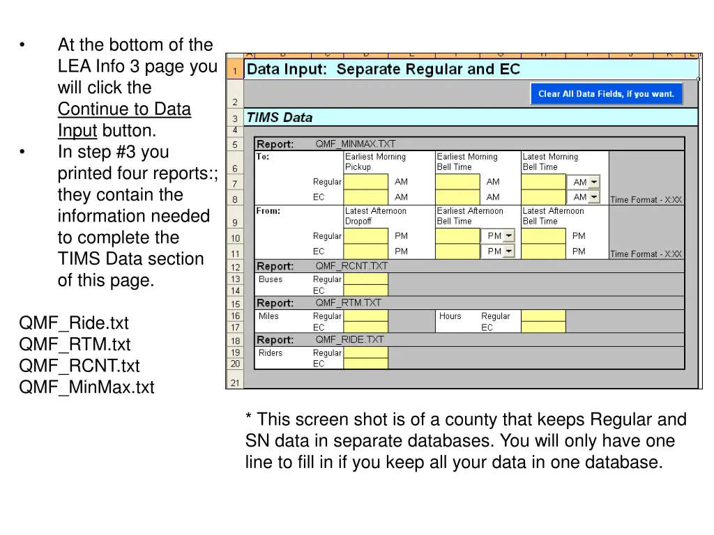 at the bottom of the lea info 3 page you will