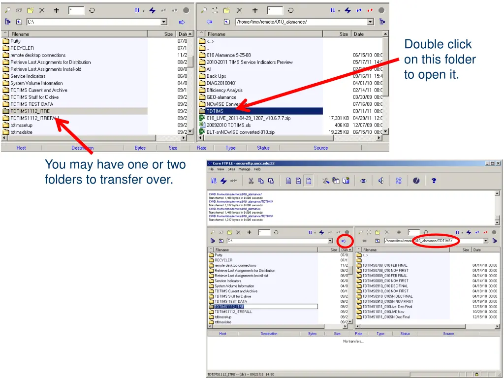 double click on this folder to open it