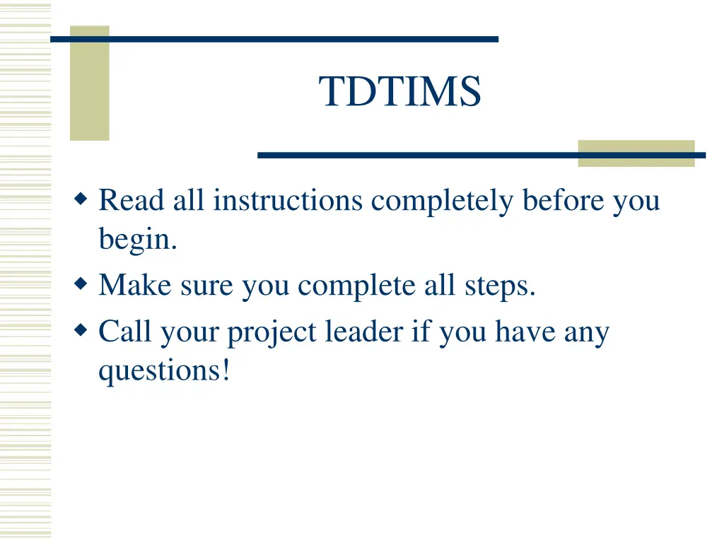 tdtims 2