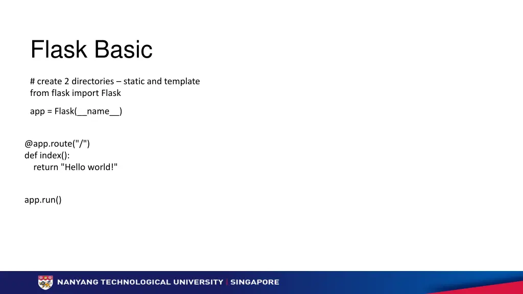 flask basic