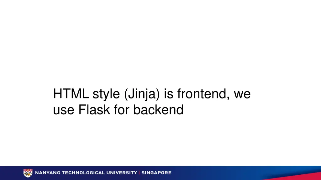 html style jinja is frontend we use flask