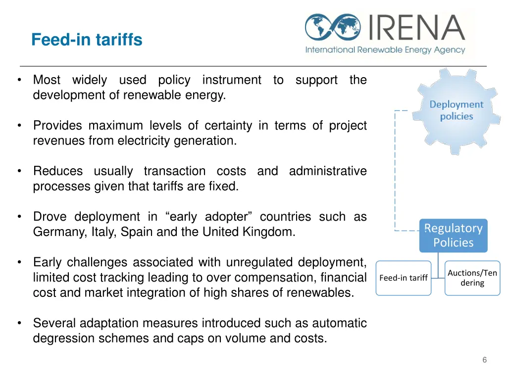 feed in tariffs