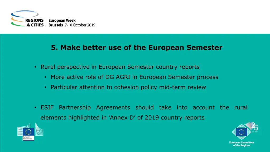 5 make better use of the european semester