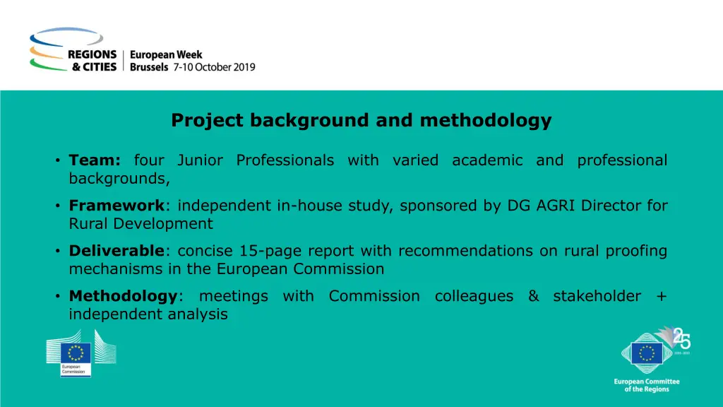 project background and methodology