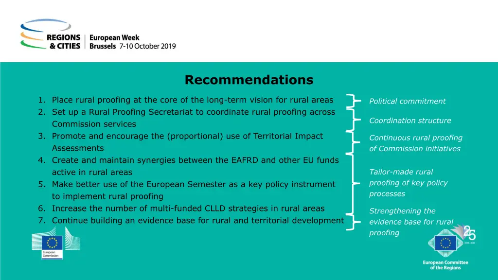 recommendations