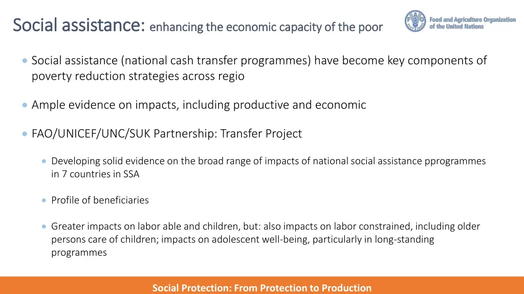 social assistance social assistance enhancing
