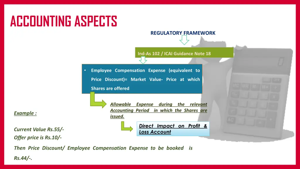 accounting aspects