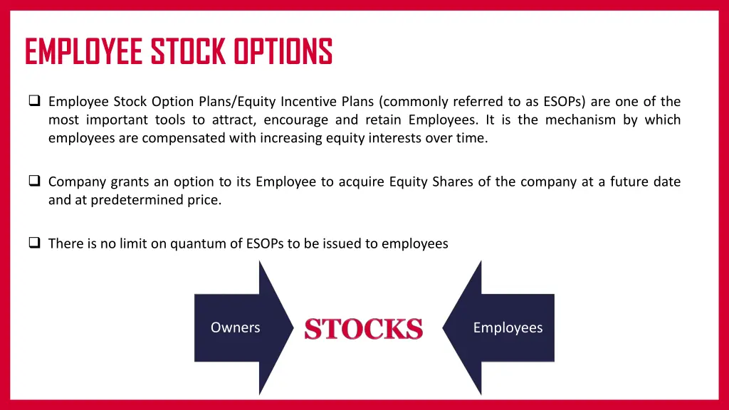employee stock options