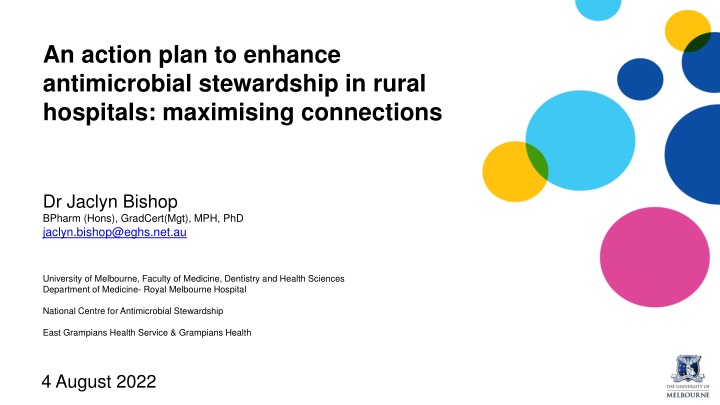 an action plan to enhance antimicrobial